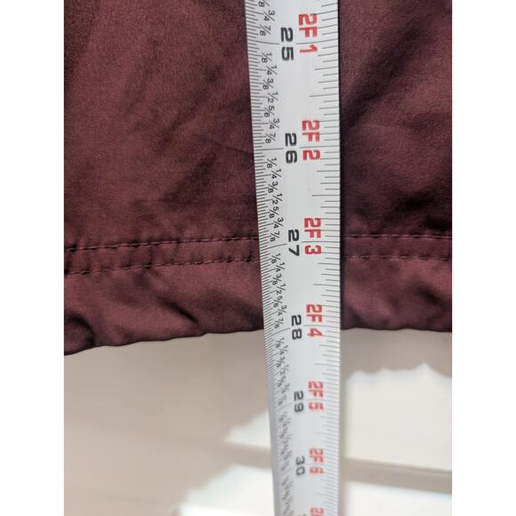 Mississippi State Bulldogs Hooded Jacket Maroon Windbreaker Pullover Men's M - Picture 9 of 9